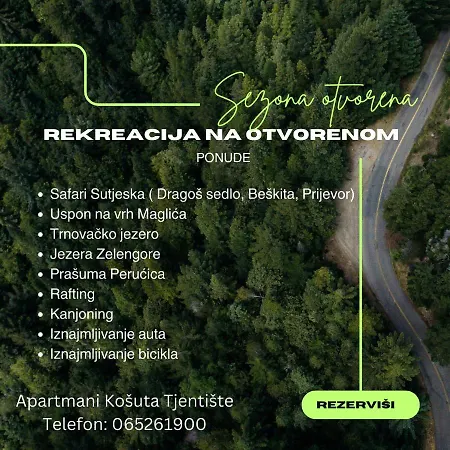 Kosuta Lux Garden * Tjentiste